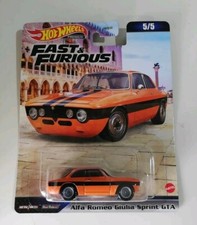 HOT WHEELS PREMIUM 2023 FAST & FURIOUS ALFA ROMEO GIULIA SPRINT GTA 1:64