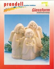 Prandell Stampi In Gesso Angeli Tridimensionali 9,5x9x4,5cm 2pz 