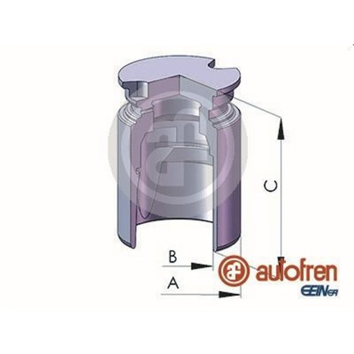 Pistone autofren 36mm pinza - pistone,