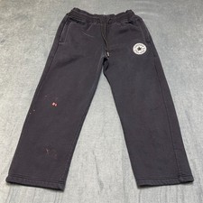 Felpa Converse Chuck Taylor All Star Patch Uomo Grande Nera Foderata in Pile