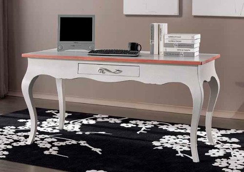 Scrivania legno bianco con - scrivania,