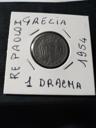 Grecia moneta dracma re - da, 1