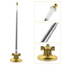  Staffa Palo Portabandiera Per Auto in Acciaio Inox Supporto Asta