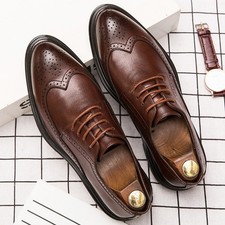 Scarpe brogue in pelle di alta
