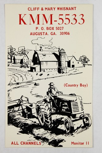 Augusta radio qsl scheda - radio,