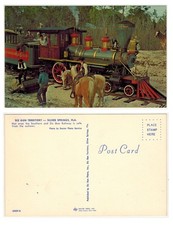 Locomotive Train Six Gun Territory Silver Spring Postcard Vintage