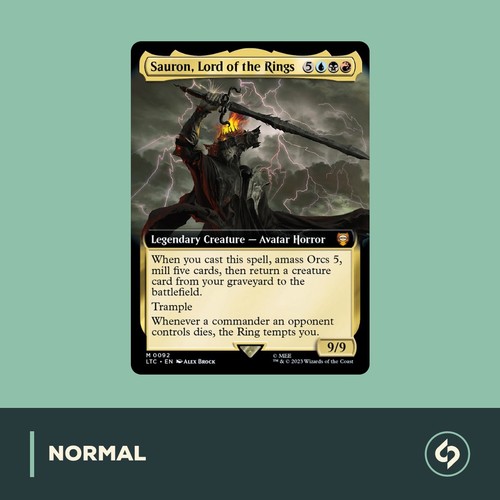 Mtg sauron lord - sauron,, the