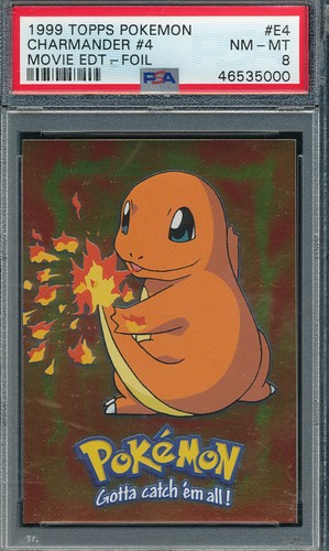 Psa foil charmander - 8, 1999