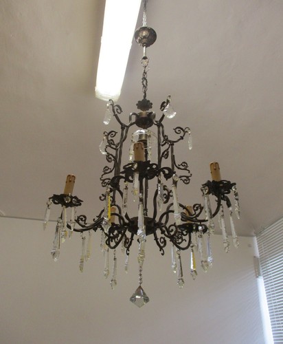 Antico lampadario liberty - ✅,