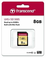 Transcend 8 GB SDXC/SDHC 500S