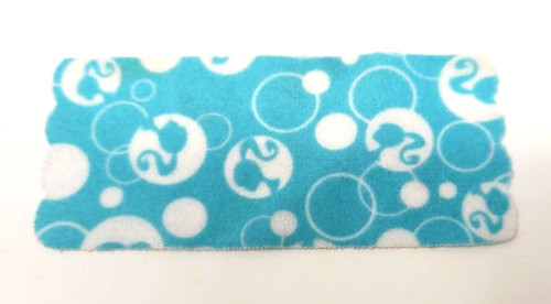Asciugamano doccia blu