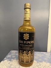 Vintage 100 Pipers Scotch