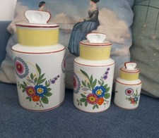 Vintage 3 Barattoli Barattolo