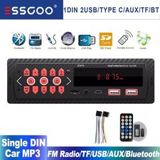 Single 1 DIN Car Stereo Radio