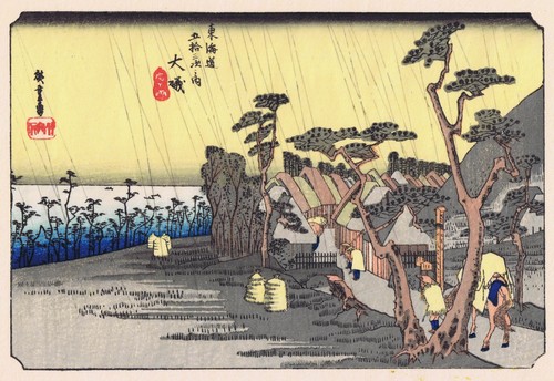 Hiroshige stazioni del - hiroshige,