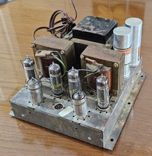 Grundig Quad EL84, amplificatore valvolare 12AX7 NF20, amplificatore NF 20U