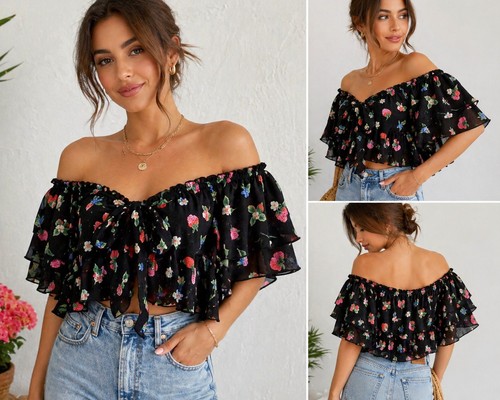 Top donna zara - top, nero