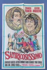 MANIFESTO poster 2F  SATIRICOSISSIMO franco franchi ciccio ingrassia fenech AB42