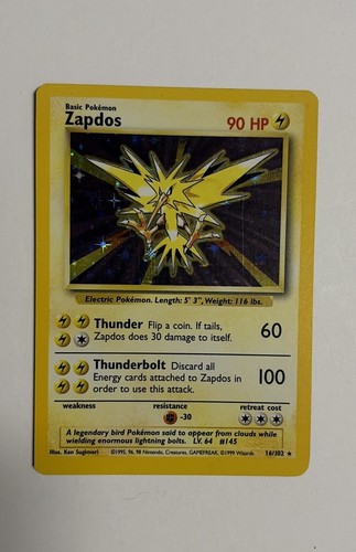Zapdos 016 102 set base - 016/102,