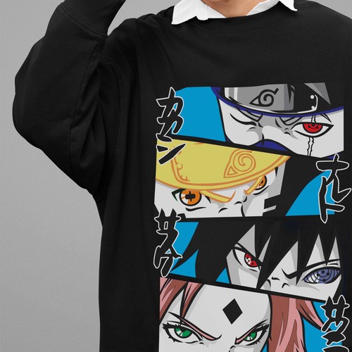 Felpa naruto anime sasuke - naruto,