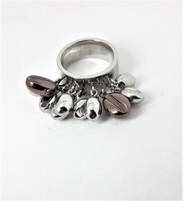 Anello donna in acciaio con