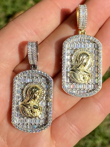 Ciondolo dogtag vergine - ciondolo,