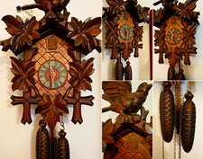 Orologio cucù foresta - cucù, nera