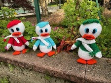 QUI, QUO,QUA  pupazzi amigurumi