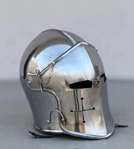Elmetto barbuta medievale - elmetto,