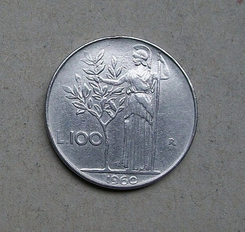 1960 100 lire minerva - ,