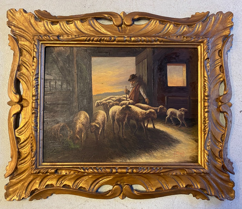 Antico quadro olio russin - antico,