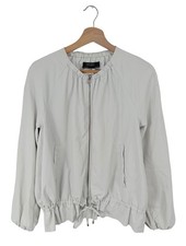 ZARA BASIC Giacca corta Donna Giacca Taglia IT 40 grigio chiaro stile casual