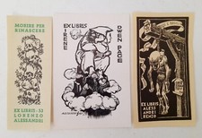 ♥ LOTTO 3 EX LIBRIS LORENZO