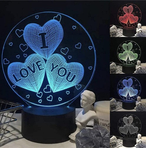 Lampada love san valentino - love,