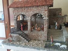 Presepe artigianale in polistirene (L 0,65 Cm - P 0,55 cm - H 0,50 cm)