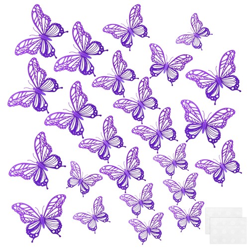 Butterflies wall stickers - 3d,
