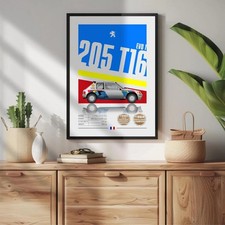 Poster artistico Peugeot 205