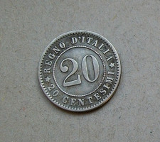 20 centesimi 1894 segno di