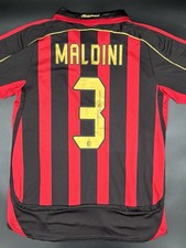 Maglia Home Paolo Maldini Firmata Ac Milan 2006 