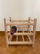 Portabottiglie piccolo in legno