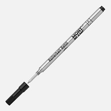 REFILL PENNA ROLLER MONTBLANC Nero o Blu - Originale per Penne Mont Blanc