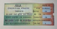 RARO biglietto concerto Queen 1980 Stub Toronto Canada CNE Stadium