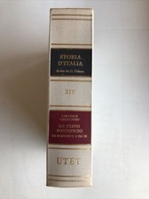 Volume  XIV Utet Storia d’Italia di G. Galasso