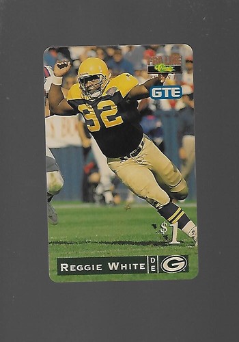 Scheda telefonica reggie white - telefonica,