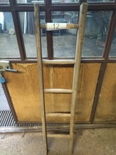 Antica Scala In Legno Da Restaurare