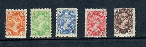 Grecia 1902 set metallizzato - grecia,