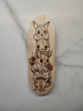 Quadro Pirografia Pokemon Pikachu Charmender Squirtle Bulbasaur Ash Regalo Idea 