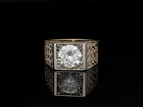 Anello con diamanti ct - diamanti,