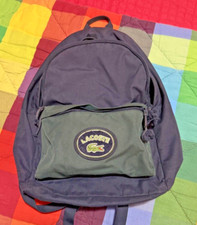 Zaino Lacoste blu, in tessuto, condizioni buone