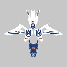 Kit Adesivi Tabelle Portanumero Husqvarna TE TC 125 250 450 2019 2020 2021 2022